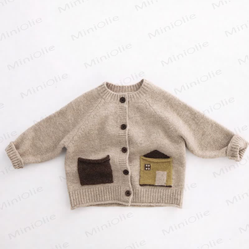 Toddler House Pocket Cardigan Sweater - image 2