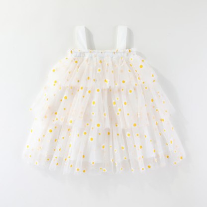 Toddler Daisy Tulle Layered Dress - image 2