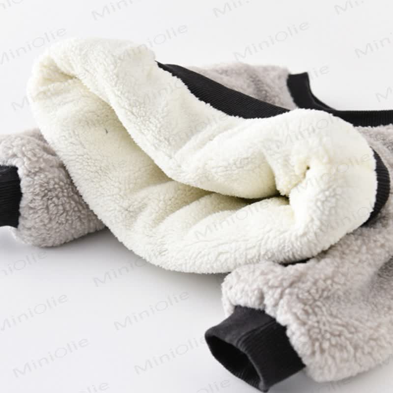 Baby Toddler Puppy Applique Fleece Pullover and Jogger 2-piece Set - image 6