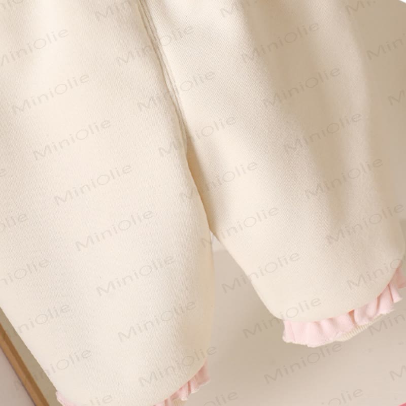 Baby Pink Teddy Fleece Jacket and Pants Set - image 8