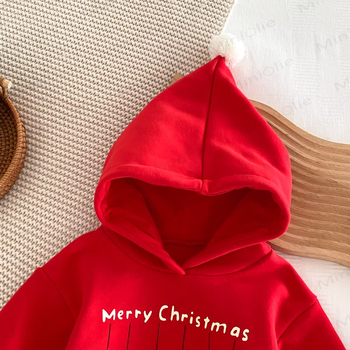 MERRY CHRISTMAS Baby Snowman Elk Santa Claus Hoodie - image 14