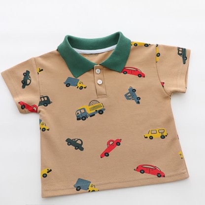 Baby 2-Piece Polo Vehicle Denim Set - image 24