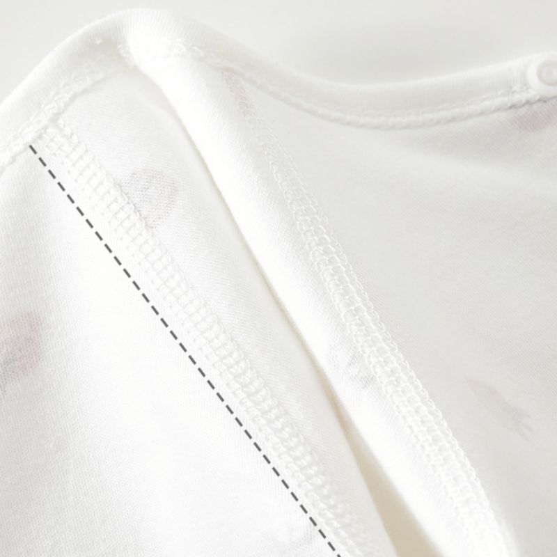 NICE HAPPY LOVELY Baby Fruits Kimono Romper with Bib - image 10