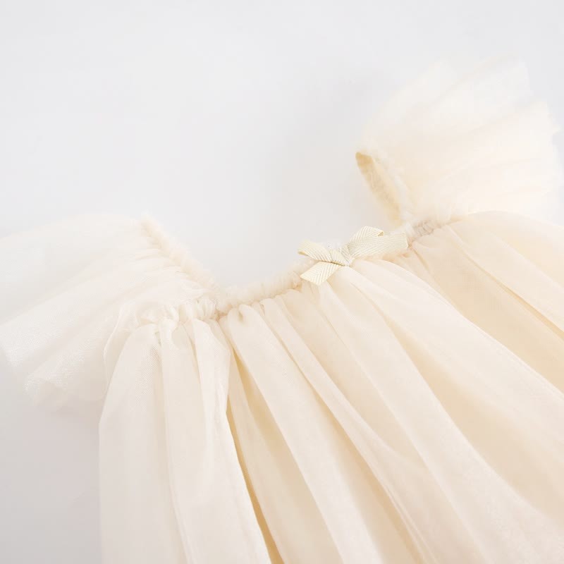 Baby Toddler Solid Color Tulle Bow Dress - image 17
