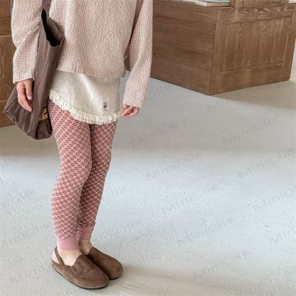 Baby Toddler Girl Flower Leggings - image 7