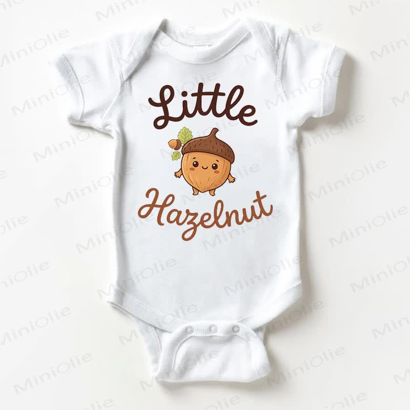 LITTLE HAZELNUT Baby White Bodysuit - White - 18-24M - image 1