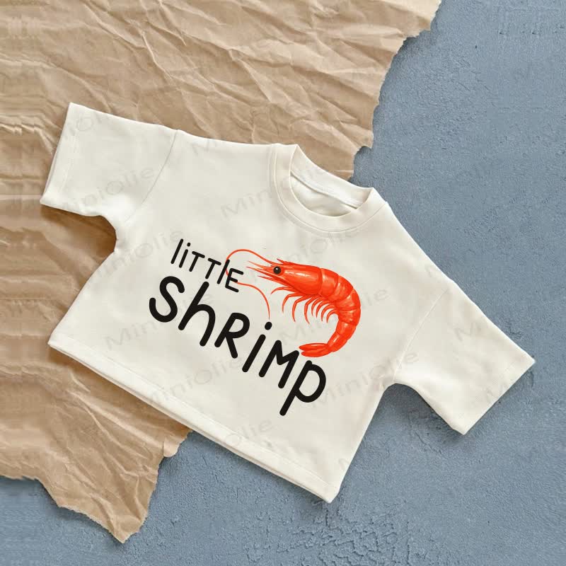 LITTLE SHRIMP Baby T-Shirt - White - 2-3T - image 1
