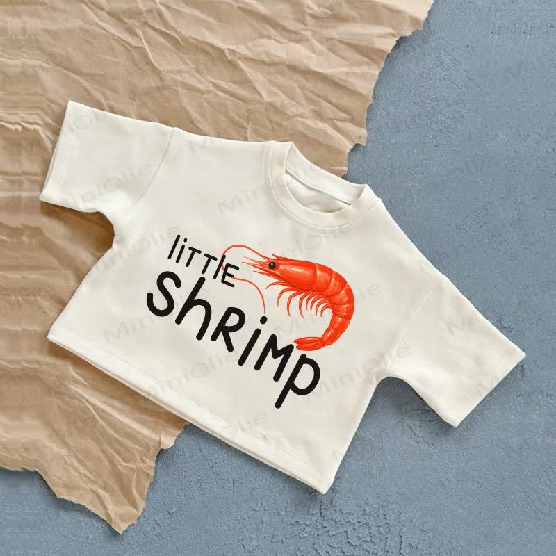 LITTLE SHRIMP Baby T-Shirt - White - 2-3T - image 1