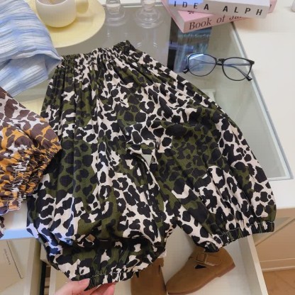 Toddler Leopard Print Loose Pants - image 3