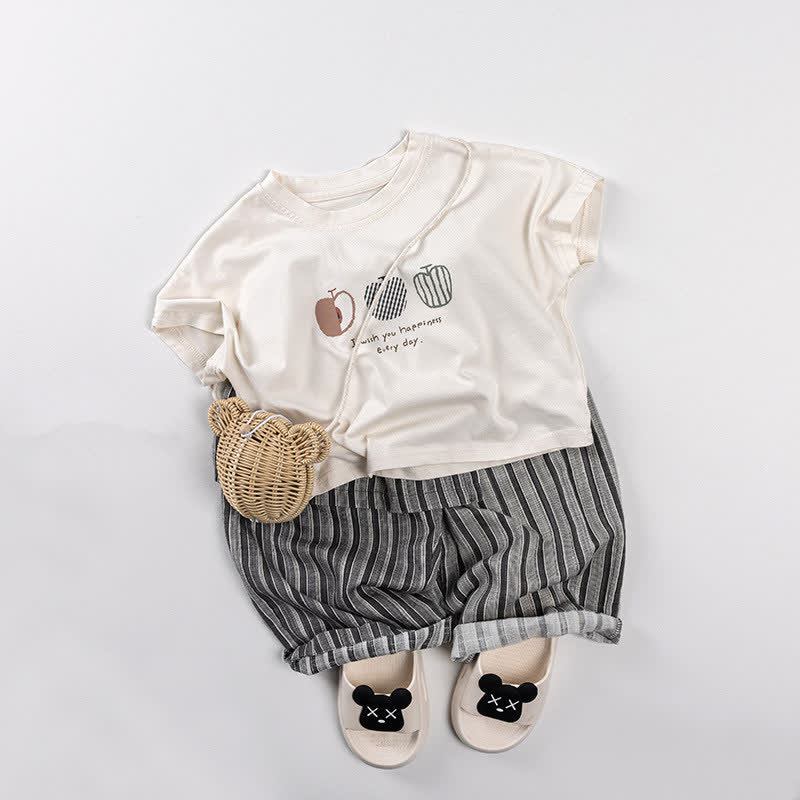 Toddler Vertical Striped Chic Design Pants - image 7