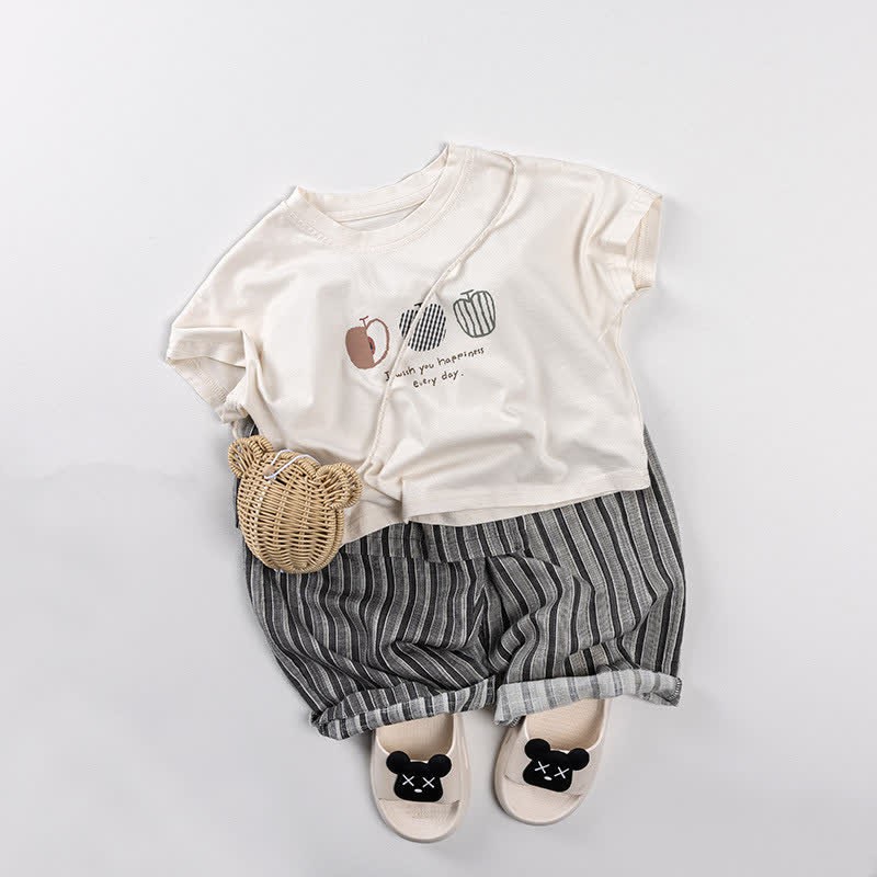 Toddler Vertical Striped Chic Design Pants - image 7