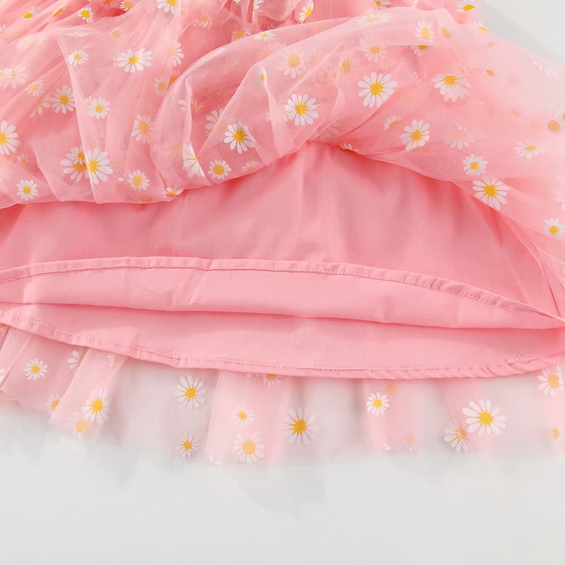 Toddler Daisy Tulle Layered Dress - image 10