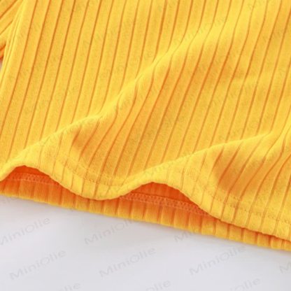 Toddler Kid Solid Color Knit Henley Lounge 2-piece Set - image 10