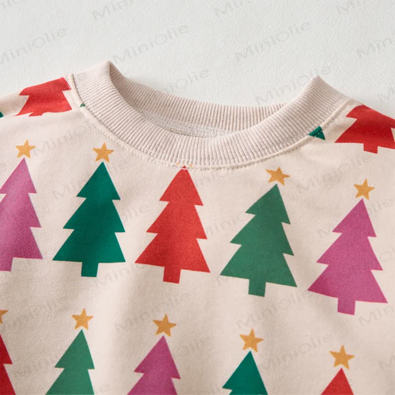 Baby 2-piece Christmas Tree Beige Set - image 4