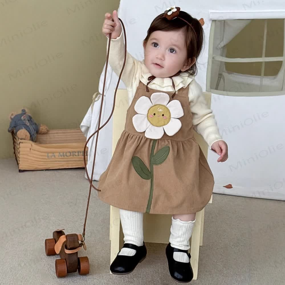 Baby Toddler Flower Cartoon Strap Dress - image 5