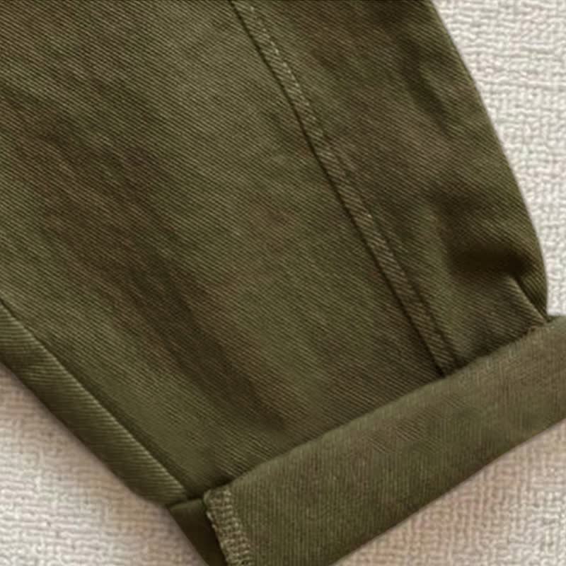 Toddler Boys Cotton Dog Embroidery Pants - image 5