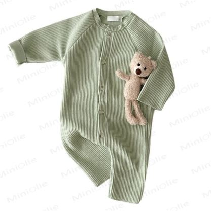 Personalized Baby Name Ribbed Romper - image 5