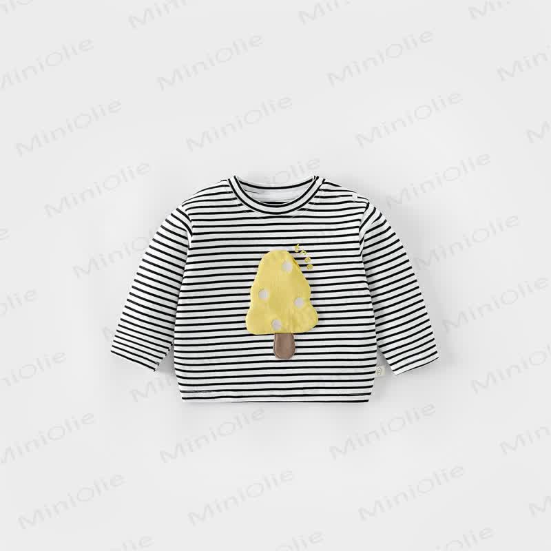 Baby Toddler Mushroom Patch T-Shirt - Striped - 5-7T - image 11