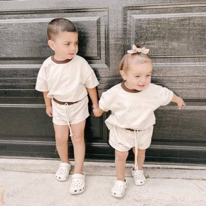 Baby 2-Piece Soft Sweatsuit Loose Set - image 3