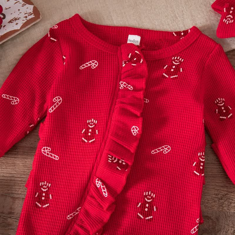Baby Headscarf Christmas Romper - image 14