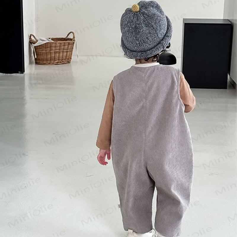 Baby Animal Patch Corduroy Overalls - image 18