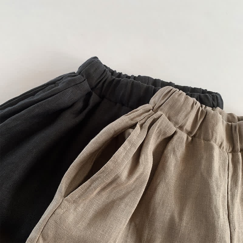 Toddler Solid Color Soft Simple Pants - image 6