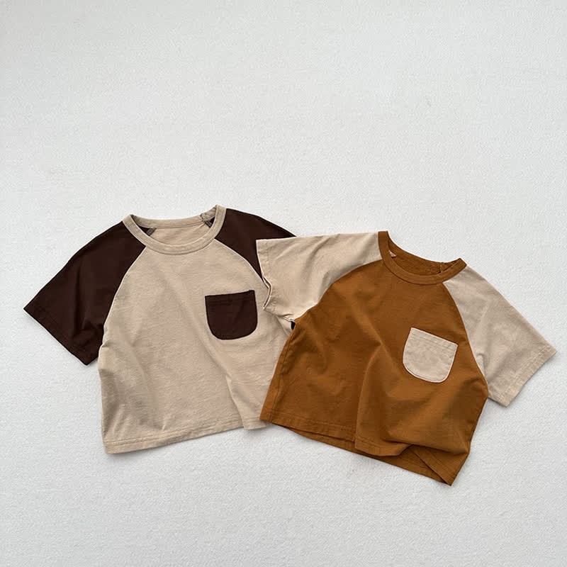 Toddler Contrast Color Raglan T-Shirt - image 4