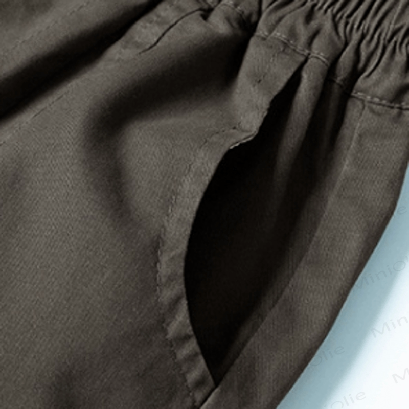Toddler Boy Plain Grey Loose Pants - image 11