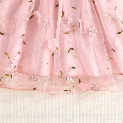 Toddler Flower Bow Tulle Charming Dress - image 9