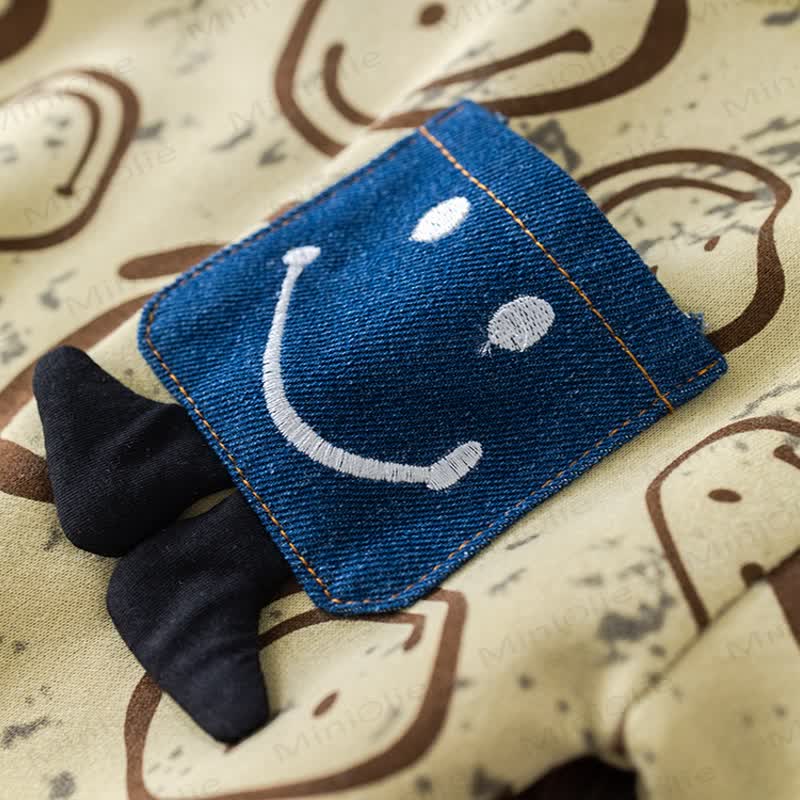 Baby Boy 2-Piece Denim Smile Set - image 6