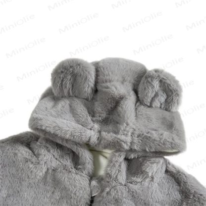 Toddler Solid Color Fleece Hooded Jacket - image 25
