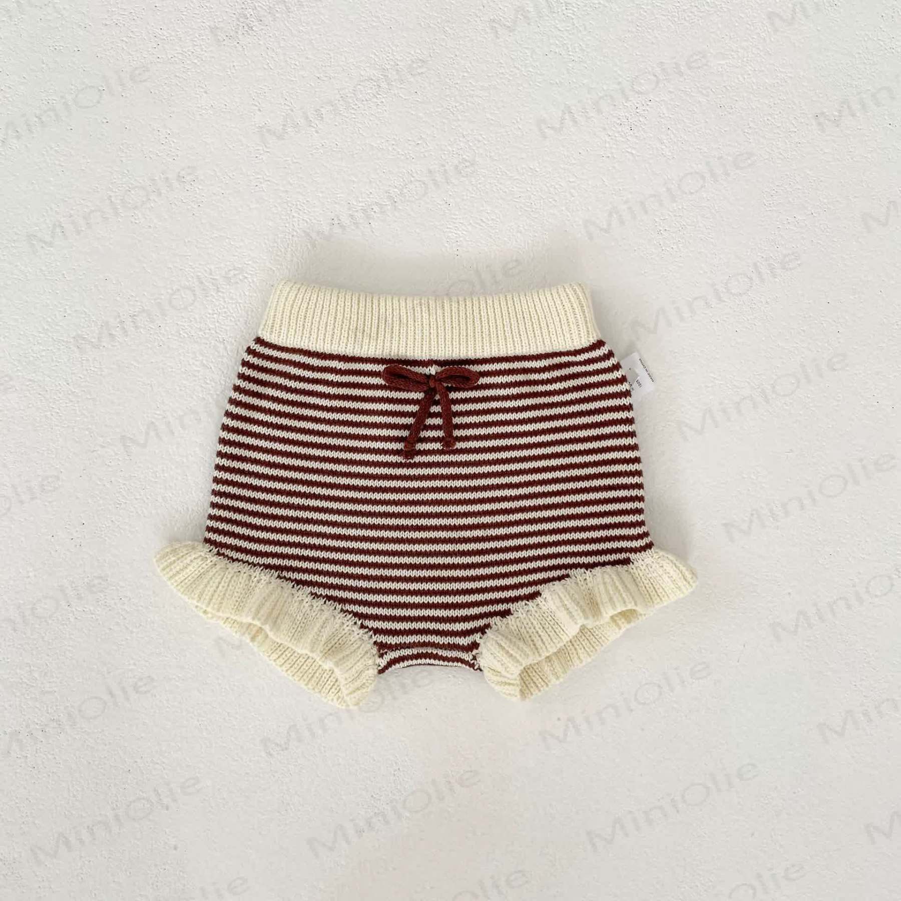 Baby Ruffled Cardigan/Striped Shorts - Shorts - 2-3T - image 12