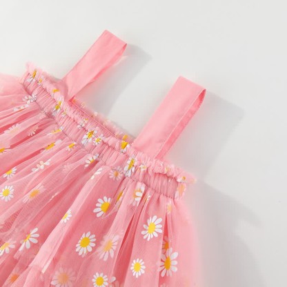 Toddler Daisy Tulle Layered Dress - image 6
