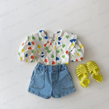 Baby Toddler Girl Plaid Lapel Shirt Top - image 9