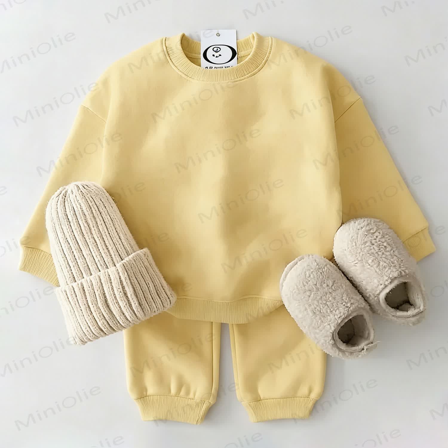 Personalized Football Letter Baby 2-piece Set with Name Customization - Yellow - 2-3T - image 8