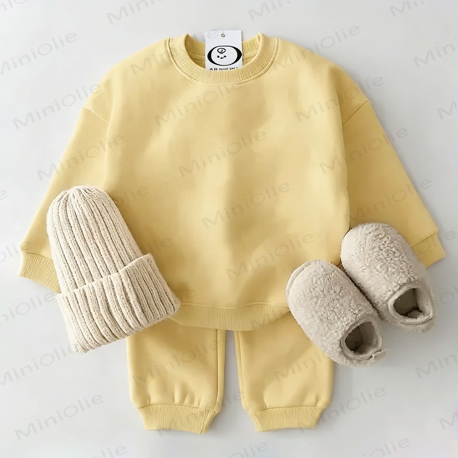 Personalized Football Letter Baby 2-piece Set with Name Customization - Yellow - 2-3T - image 8