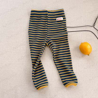 Baby Toddler Girl Striped Leggings - Yellow - 8Y - image 5