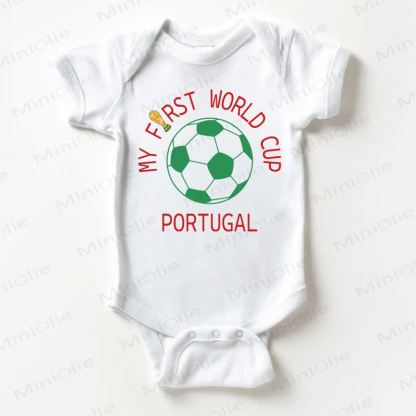 MY FIRST WORLD CUP PORTUGAL Baby Boys White Bodysuit - White - 18-24M - image 1