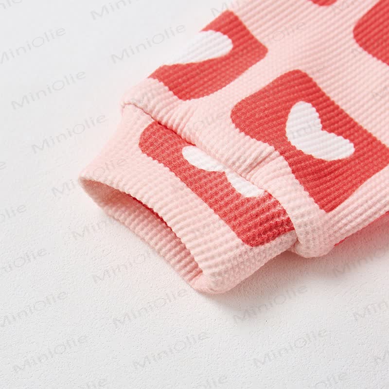 Baby Love Pink Waffle 2-piece Set - image 4