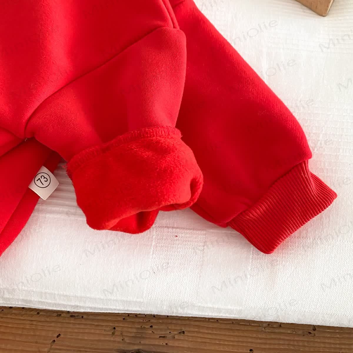 MERRY CHRISTMAS Baby Snowman Elk Santa Claus Hoodie - image 17