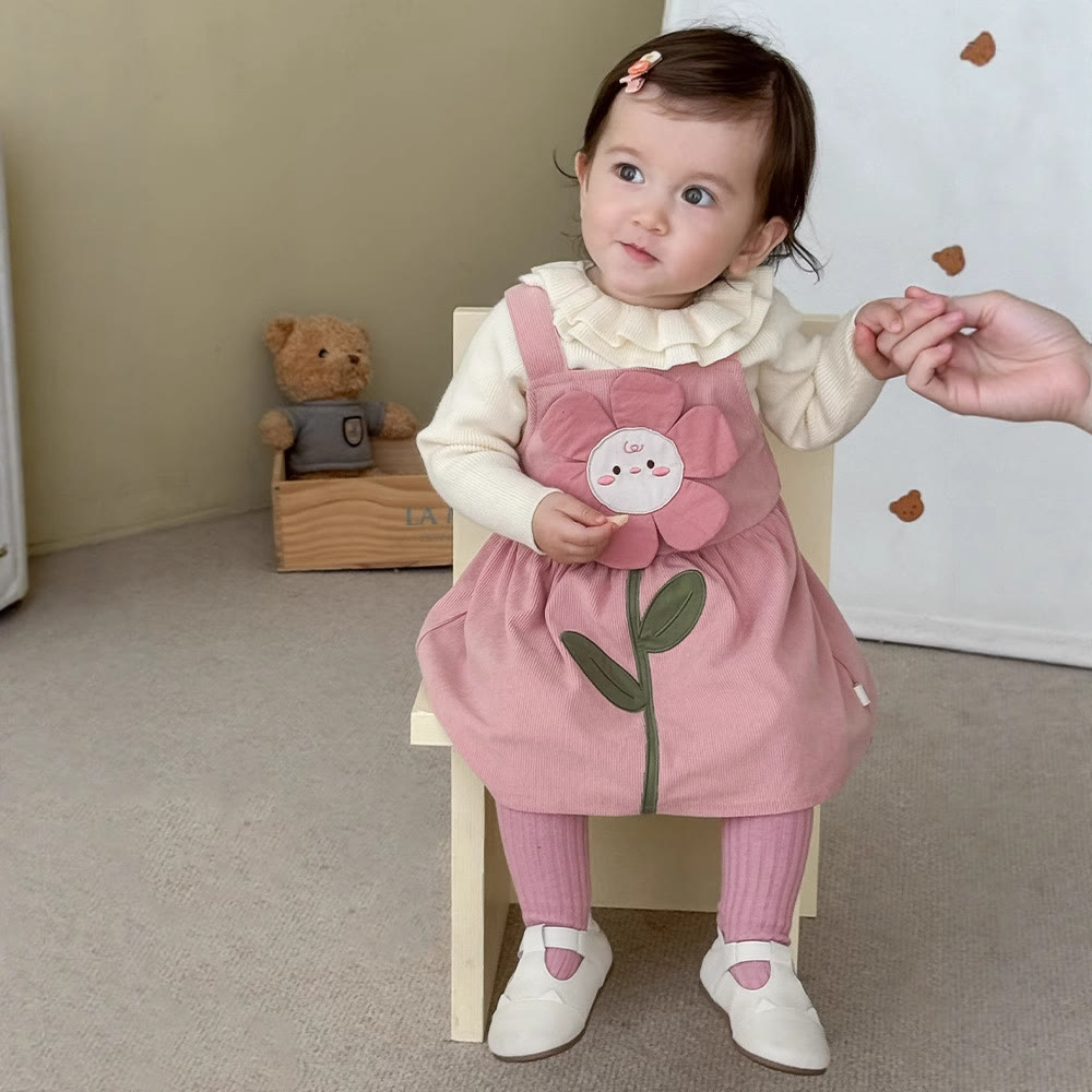 Baby Toddler Flower Cartoon Strap Dress - image 2