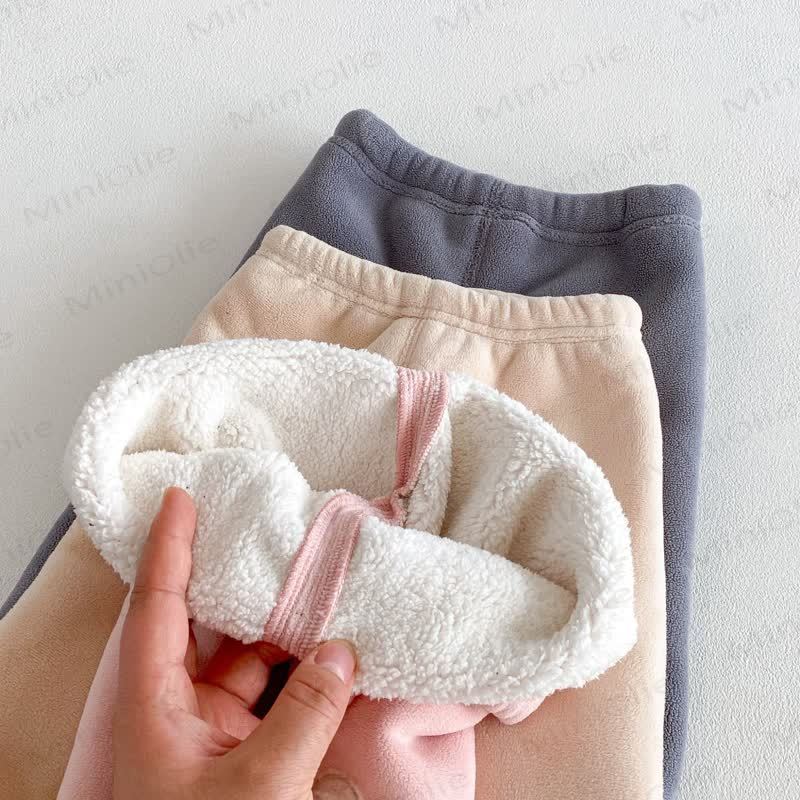 Baby Toddler Girl Clouds Fleece Lined Jogger Pants - image 13