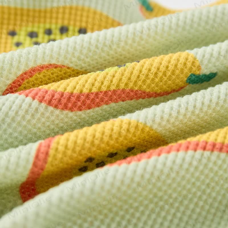 Baby Grey Green Papaya Waffle 2-piece Set - image 7