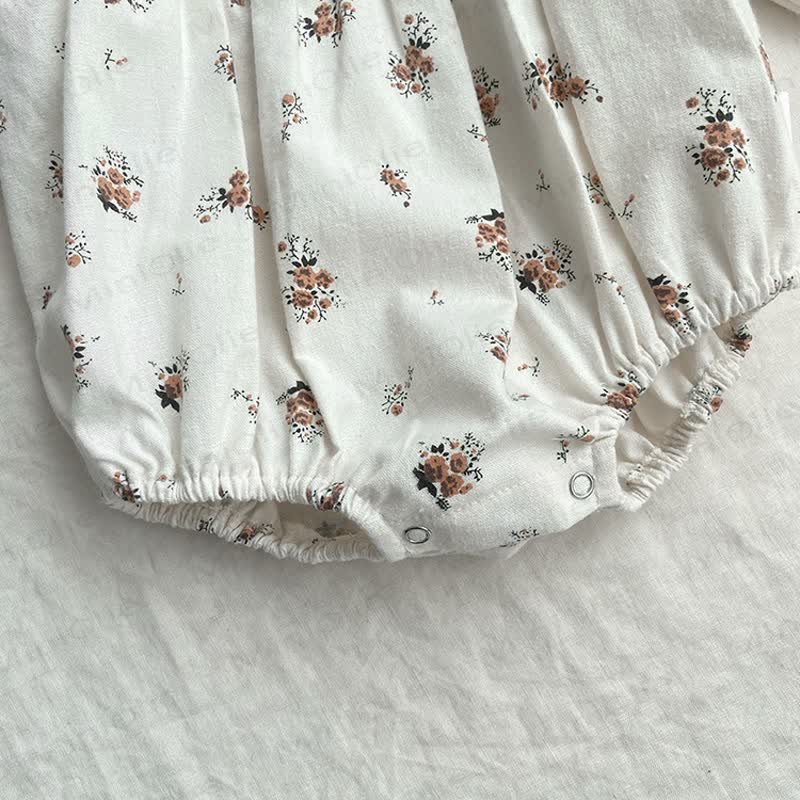 Baby Beige/Floral Bodysuit - image 5