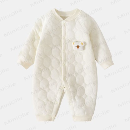 Baby Koala Chest Warmer Romper - Yellow - 18-24M - image 3