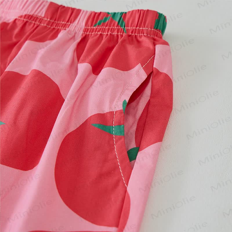 Baby Toddler Tomato Pink Sleeveless 2-piece Set - image 6