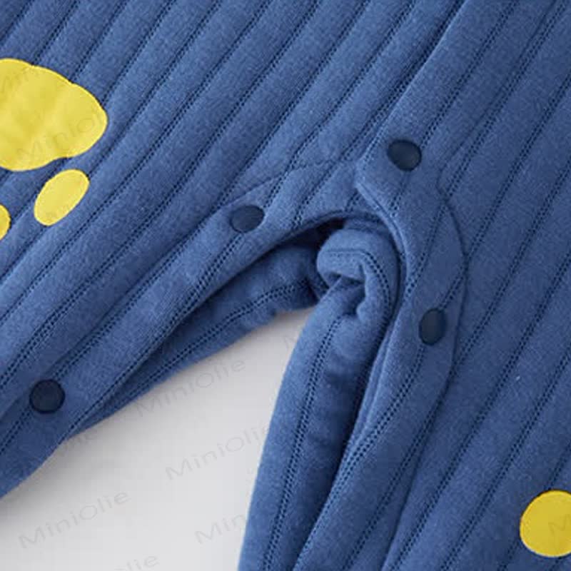 Baby Cartoon Quilted Romper - image 7