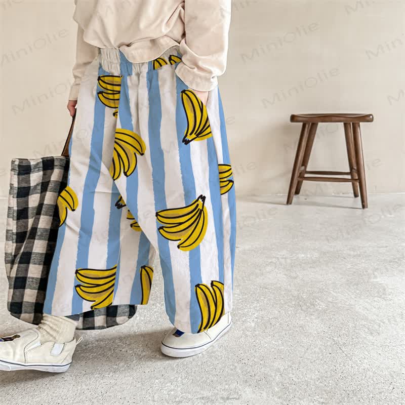 Baby Banana Blue Striped Pants - Blue - 2-3T - image 1