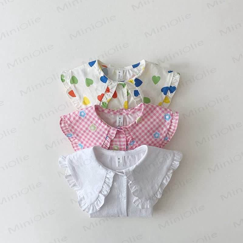 Baby Toddler Girl Plaid Lapel Shirt Top - image 2