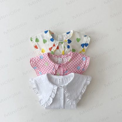 Baby Toddler Girl Plaid Lapel Shirt Top - image 2